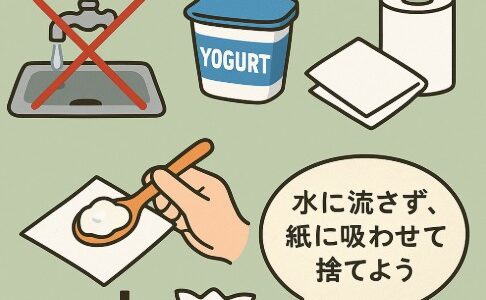 排水管が詰まる原因はヨーグルト！？正しい捨て方と再利用法まとめ